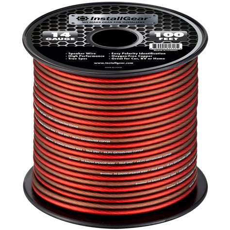 Buy Installgear 14 Gauge Speaker Wire Ofc Oxygen Free Copper 100 Feet