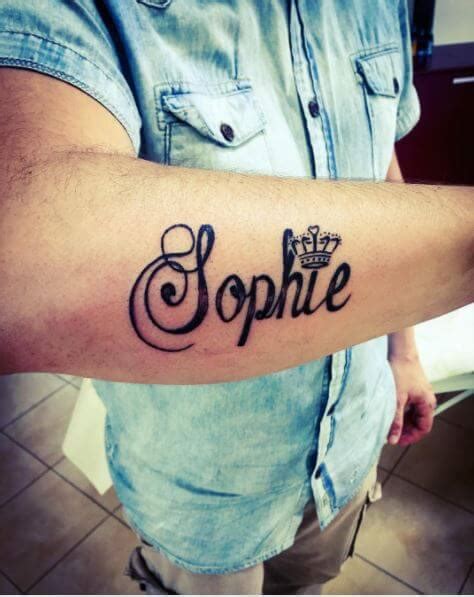 This name tattoo is made way much better with the 28. 50+ Name Tattoos For Men (2020) - Kids, Wife, Parents