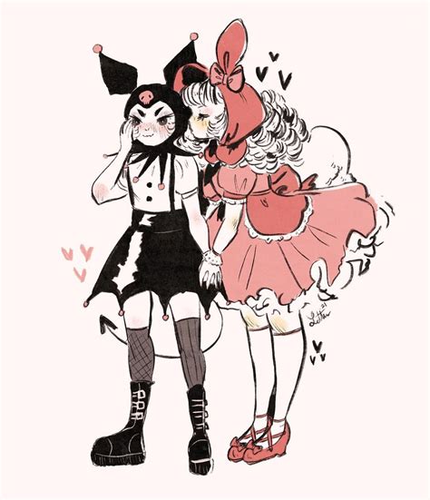 Sanrio Melody Hello Kitty Instagram Posts Illustration Anime Lottie Art Girlfriends