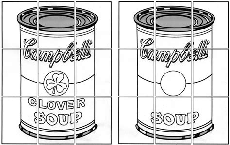 But with these coloring pages, chose your own colors ! Art Projects for Kids: Ode to Warhol Soup Can Mural ...