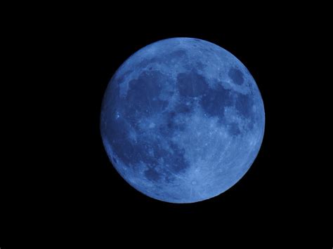 La Luna Hoy La Luna Llena Azul