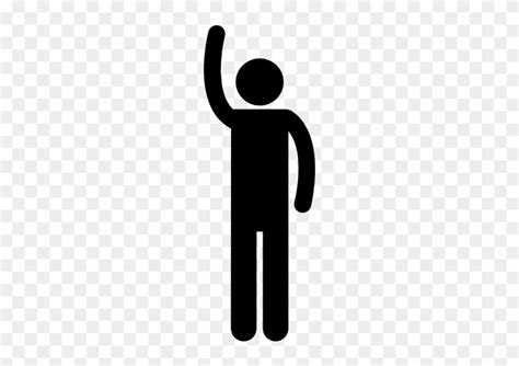Man Hands Clipart Person Raising Hand Icon Free Transparent PNG