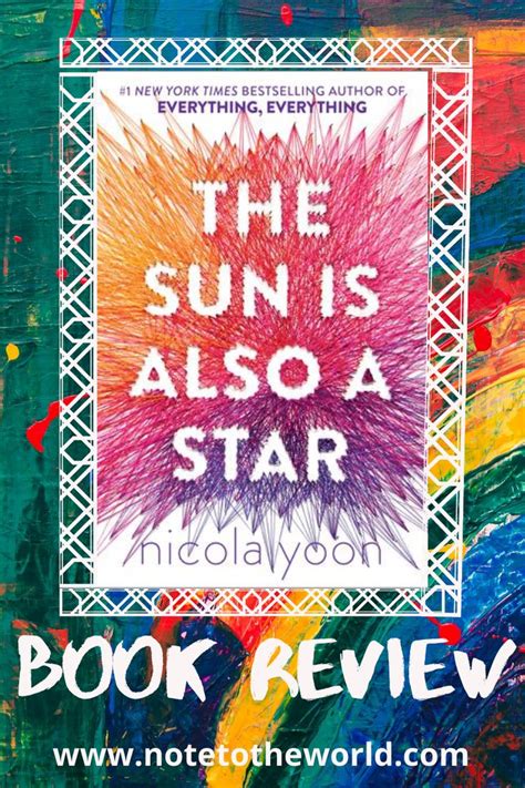 Book Review The Sun Is Also A Star Book Blogger Book List Must