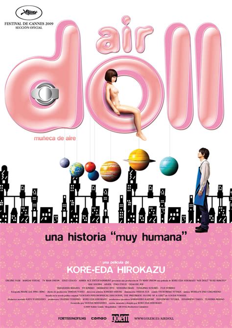 m g cine carteles de películas air doll 2009