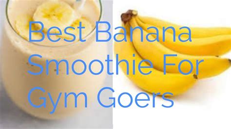 Instant High Protein Banana Smoothy Banana Smoothie Recipe Youtube