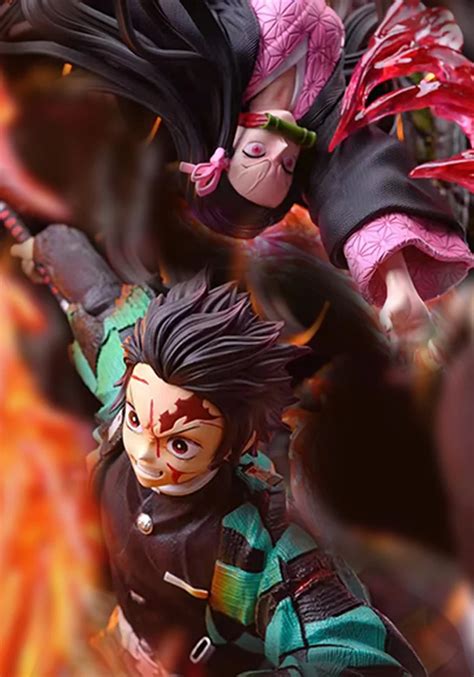 Tanjiro Kamado And Nezuko Kamado With Led Demon Slayer Kimetsu No