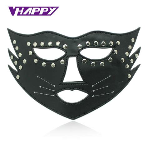 Factory Price Sex Eye Mask Leather Blindfold Goggles Adult Bondage Female Sex Toys Restraint
