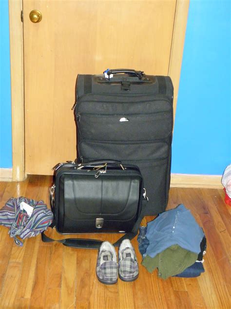 Halfway 'round the world: All my bags are packed