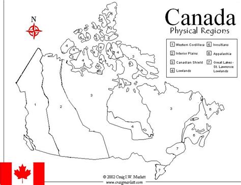 Canadainfo Images And Downloads Fact Sheets To Download Maps Physical