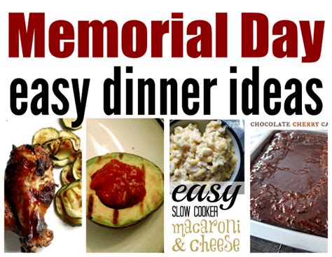 Memorial Day Easy Dinner Ideas Cleverly Simple