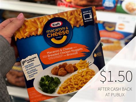 Kraft Macaroni And Cheese Frozen Dinner Just 150 At Publix