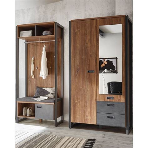 Stauraum für garderobe und schuhe. Lomadox Garderobe »DALLAS-61« (2-tlg), Moderne ...