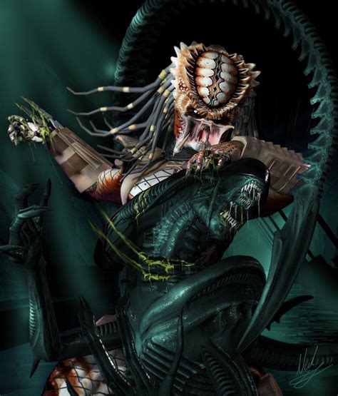 Pin de Mauricio Lozano González en aliens Predator en con imágenes Alien vs