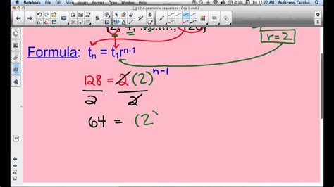 Let's rearrange it to find s: Finding the number of terms in the geometric series - YouTube