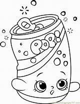 Coloring Pages Shopkins Drink Soft Shopkin Soda Getcolorings Printable Getdrawings Characters Color sketch template