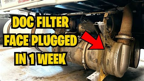 DOC (Diesel Oxidation Catalyst) Face Plugged Up After 1 Week, These Can