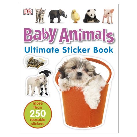 Baby Animals Ultimate Sticker Book Big W