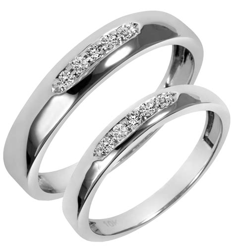 15 Photos Cheap Wedding Bands Sets His And Hers