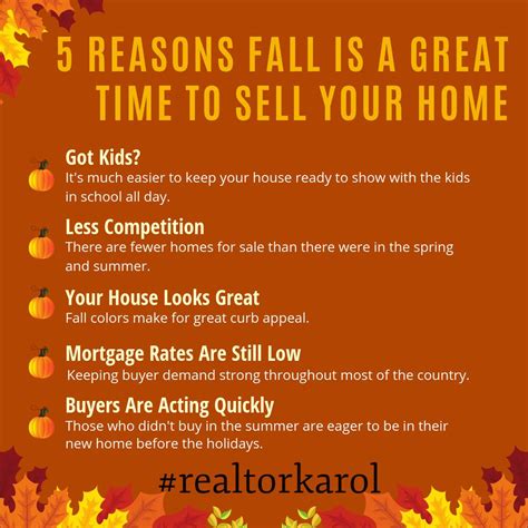 There Are Many Great Reasons To List Your Home For Sale In The Fall I