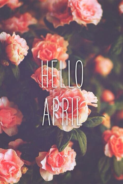 Hello April Wallpapers Top Free Hello April Backgrounds Wallpaperaccess