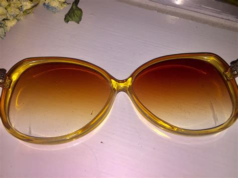 Vintage 70s Amber Sunglasses