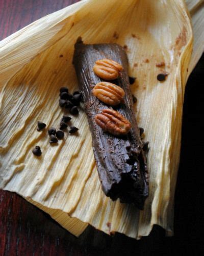 Chocolate Tamales ~ A Chocolate Based Masa With A Hint Of Chile And