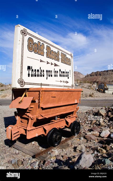 Gold Road Mine Historic Route 66 Oatman Arizona Usa Stockfoto