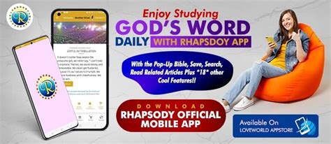 Rhapsody Of Realities Daily Devotional