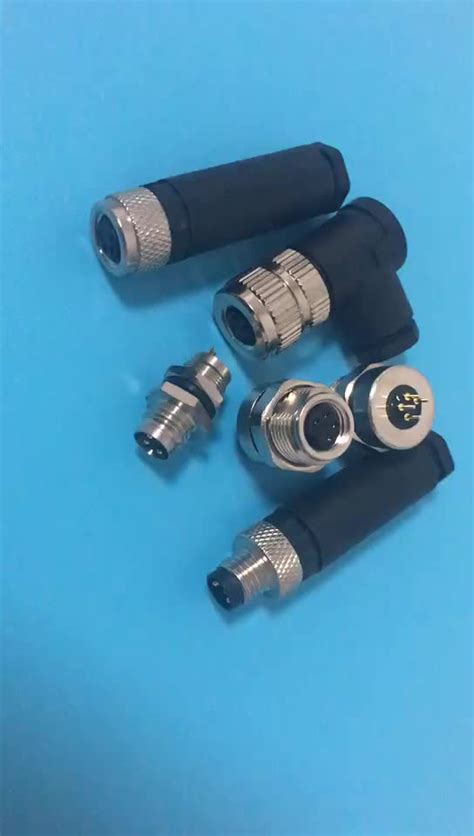 M8 Connector 3 Pin Straight M8 Connector 4 Pin Male Can Bus M8 Female
