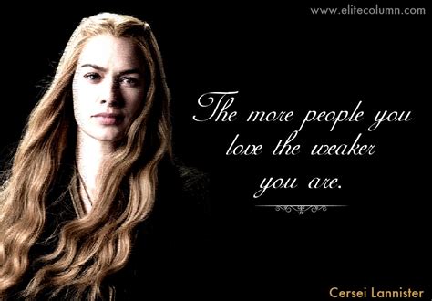 Cersei Lannister Quotes Elitecolumn