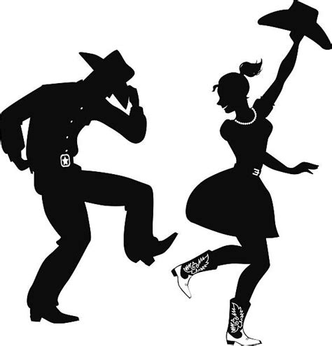 Royalty Free Line Dancing Clip Art Vector Images And Illustrations Istock