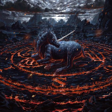 Black Unicorn Digital Art By Cais Asmiani Pixels