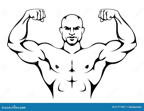 Desenho De Homens Fortes