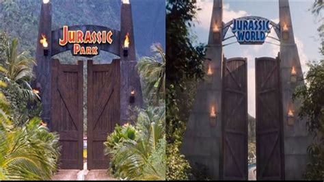 Jurassic Park Vs Jurassic World Youtube