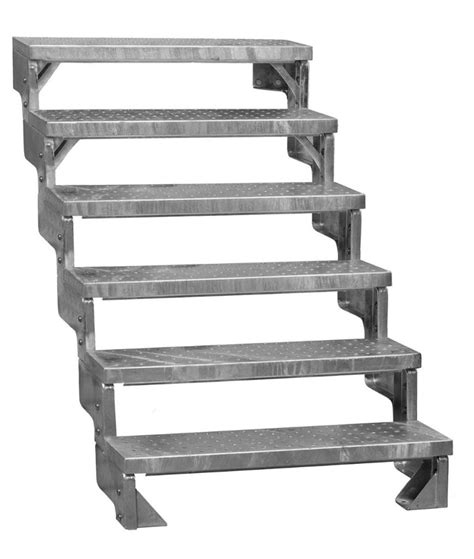 Galvanized Steel Outdoor Staircase Industry Supplies