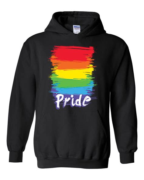 Iwpf Unisex Rainbow Pride Hoodie Sweatshirt