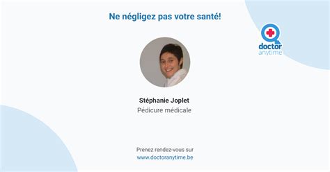 Stéphanie Joplet Pédicure Médicale Doctoranytime