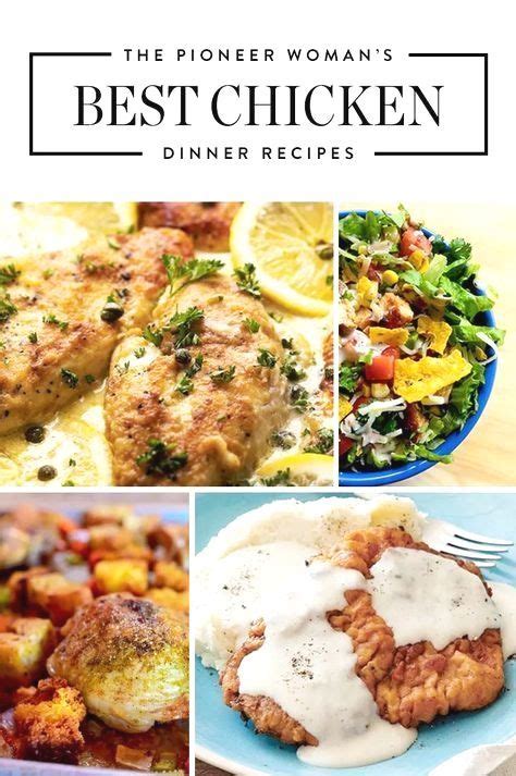 Nobody likes dry, flavorless chicken. Save these 13 fabulous chicken recipes from Ree Drummond ...