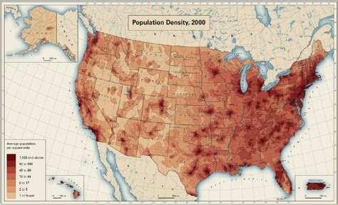 Population Density By State Map Map Of World