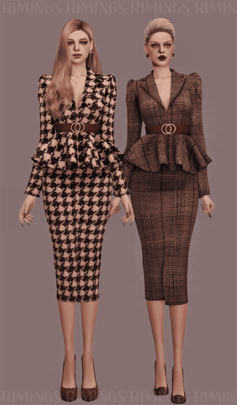 45 Gorgeous Sims 4 Female Suit Cc Must Haves For Your Sim