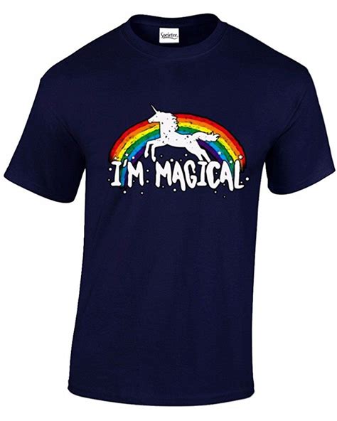 Im Magical Unicorn With Rainbow Mens T Shirt Mens Rainbows Mens
