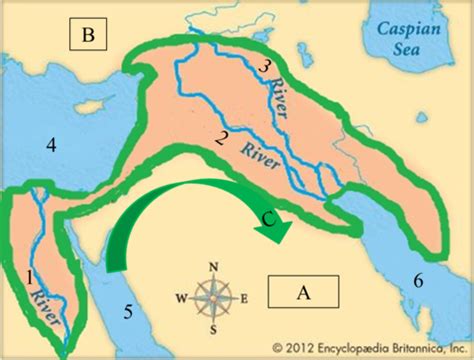 Sems 6th Grade Ss Mesopotamia Map Flashcards Quizlet