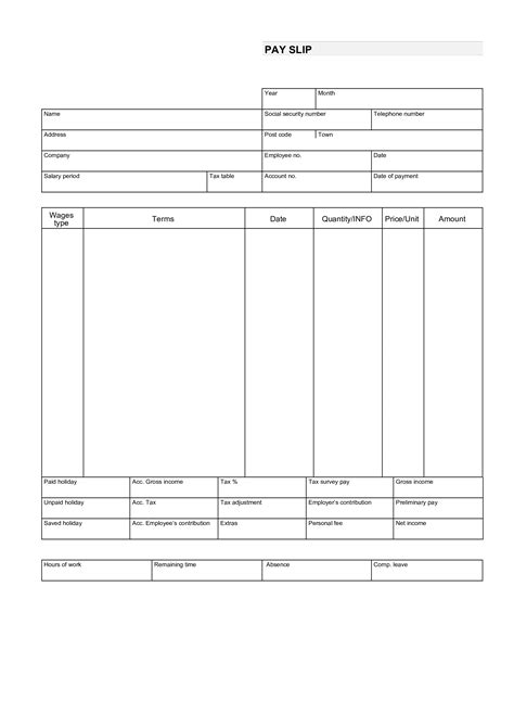 How To Create A Pay Stub Template Pdf Template