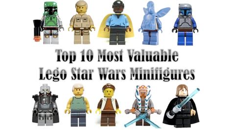 Top 10 Most Valuable Rare Lego Star Wars Minifigures 2017 Youtube