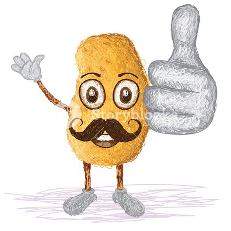 Potato Mustache Royalty Free Stock Image Storyblocks