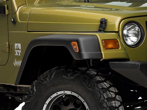 Rugged Ridge 7 Fender Flare Kit 97 06 Jeep Wrangler Tj