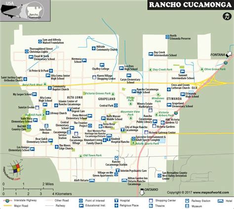 San Bernardino County Map With Cities Maping Resources
