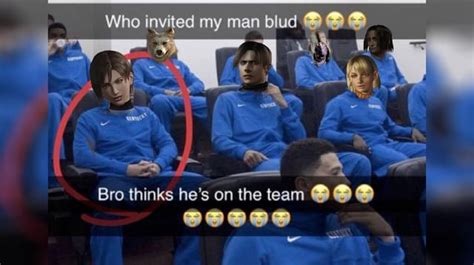 Blud Thinks Shes Part Of The Team 💀 Rresidentevilmemes