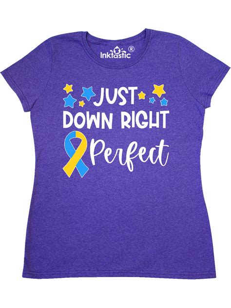 Inktastic Just Down Right Perfect Down Syndrome Awareness Ribbon
