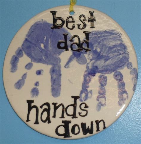Best Dad Tile Painted At Hearts Of Clay Use Ceramic Square Tiles